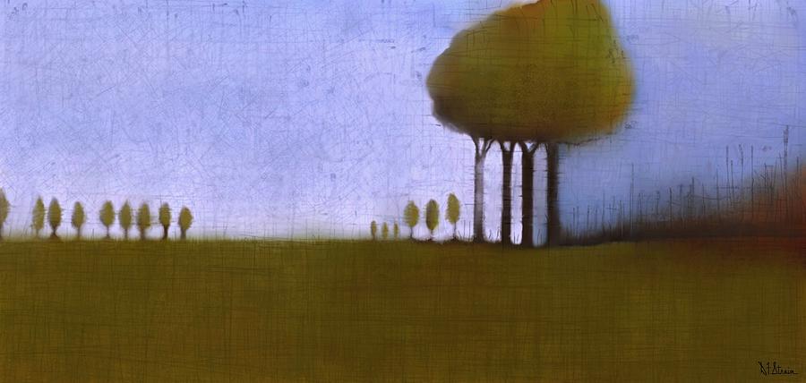 Nineteen Trees   #4 Painting by Diane Strain