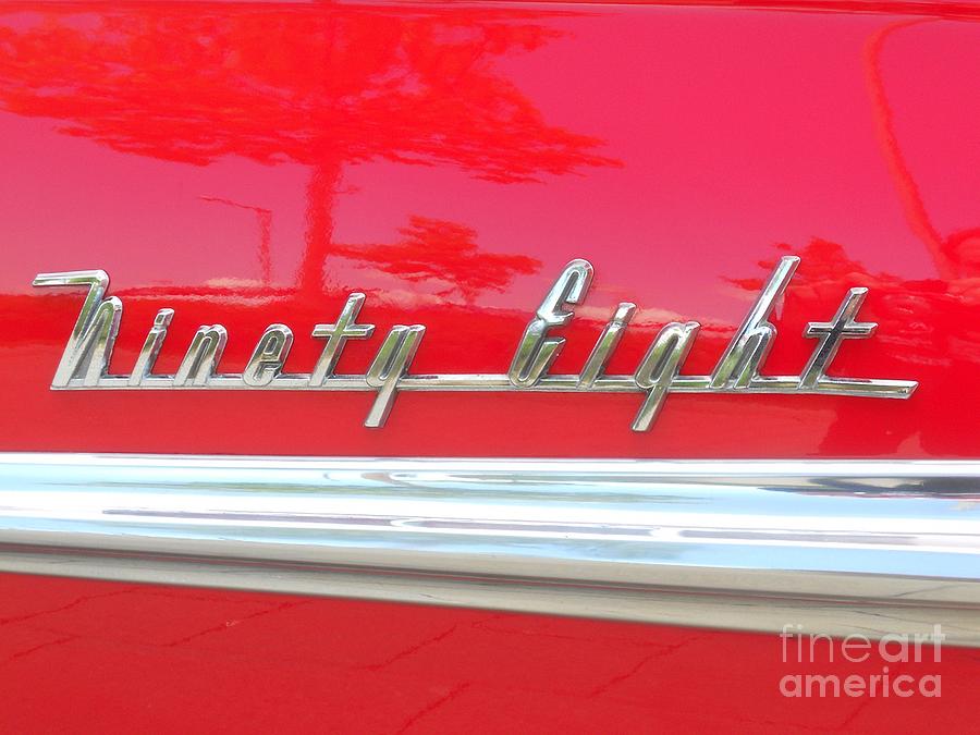 Ninety Eight 98 Ford Thunderbird Tail Light Emblem Photograph by Doc Braham