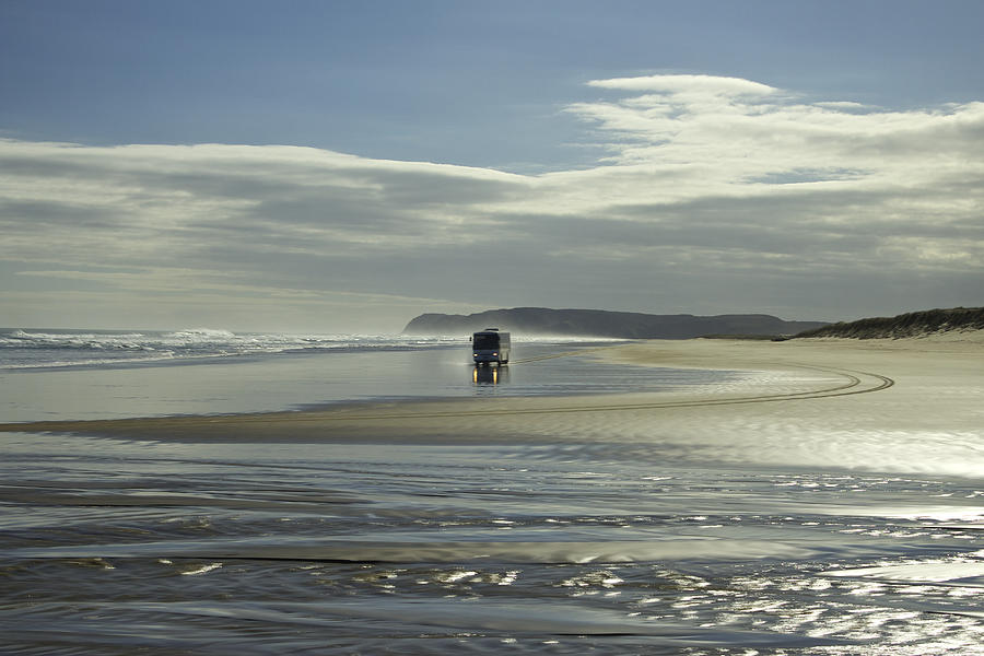 Ninety Mile Beach New Zealand Photograph by Venetia Featherstone-Witty
