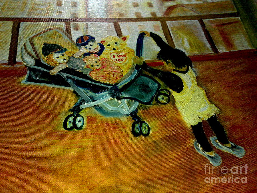 Ninnis family Painting by Subrata Bose
