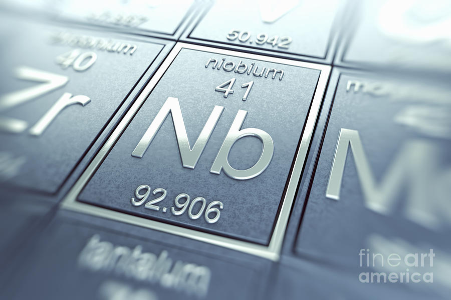 Niobium Photograph - Niobium Chemical Element by Science Picture Co