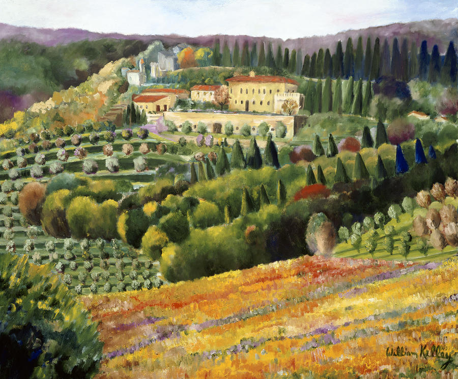 Tree Painting - Nippozano Tuscana by William Kelley