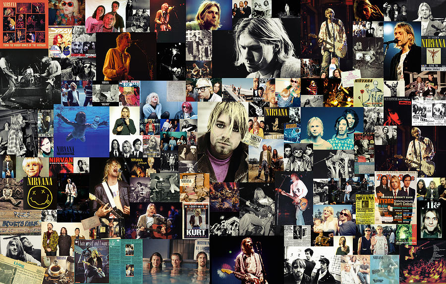 Nirvana collage Digital Art by Hoolst Design