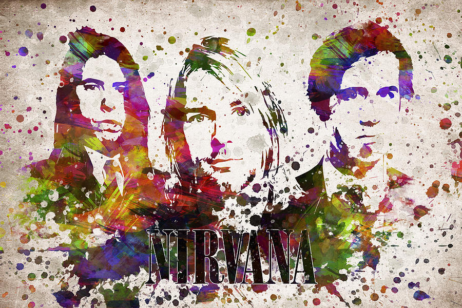 Картина по номерам nirvana