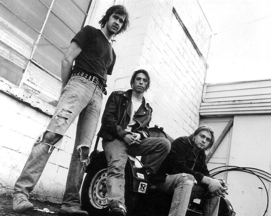 Kurt Cobain Photograph - Nirvana Outside  by Retro Images Archive