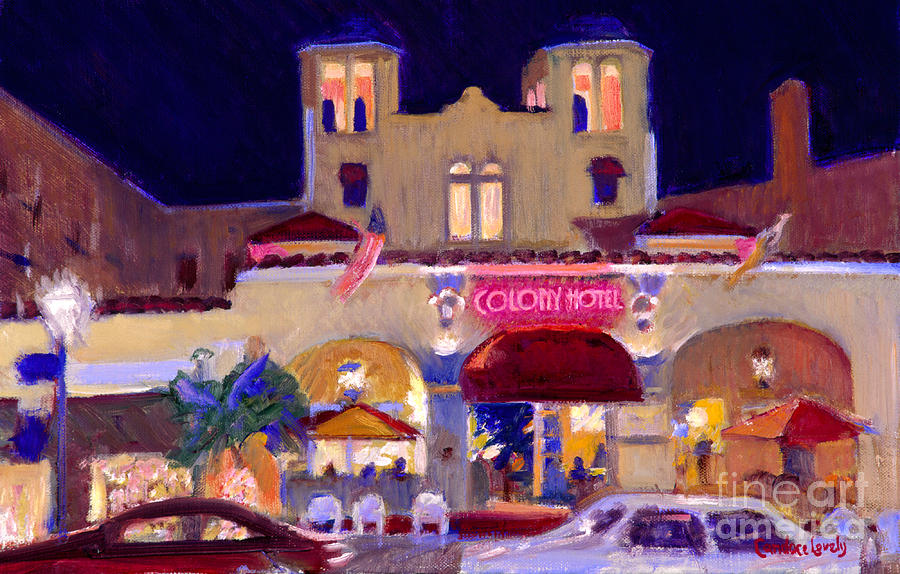 Nite at the Colony Painting by Candace Lovely