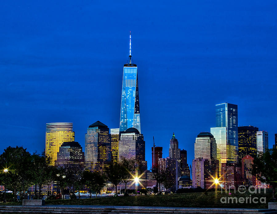 Nite Time Freedom Tower Photograph by Nick Zelinsky Jr