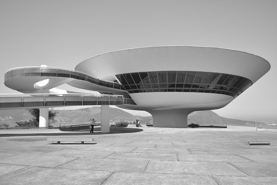 South America Photograph - Niteroi Museum by Christian Heeb
