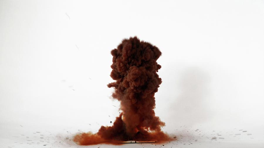 Nitrogen Triiodide Detonating (3 Of 4) Photograph by Science Photo Library