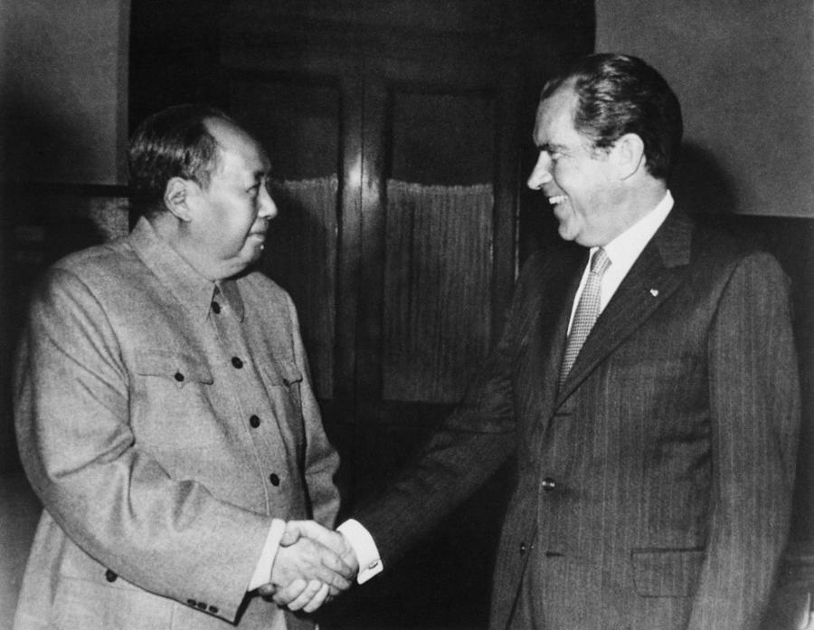 Nixon In China. President Nixon Meets Photograph by Everett