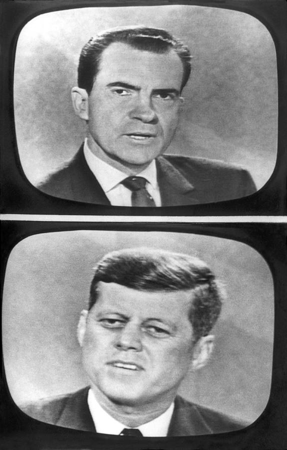 Nixon-Kennedy Debate On TV Photograph by Underwood Archives