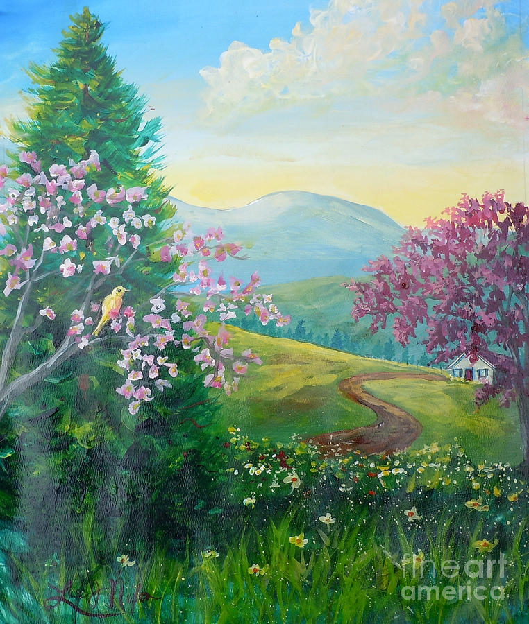 Nixons A Glorious Spring Morning Painting by Lee Nixon