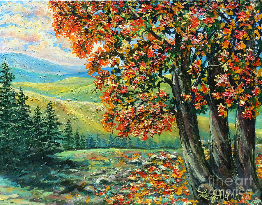 Nixons Colorful Sensations of Autumn Painting by Lee Nixon