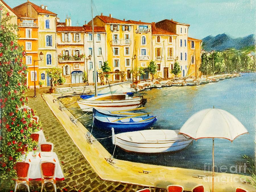 Nizza Port Painting