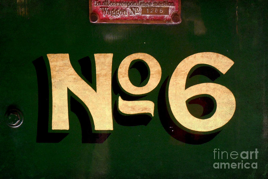No. 6 on Green Photograph by Valerie Reeves