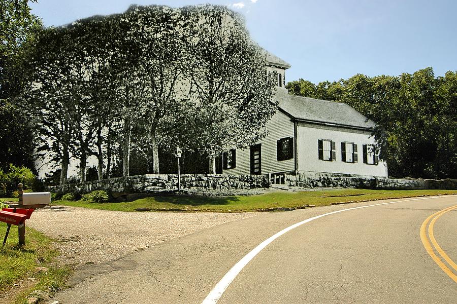 No. 6 Schoolhouse in Adamsville Rhode Island Photograph by Jeff Hayden ...