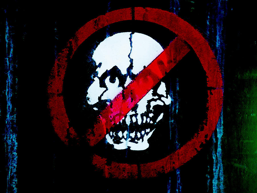 No Entry for Zombies  Digital Art by Steve Taylor