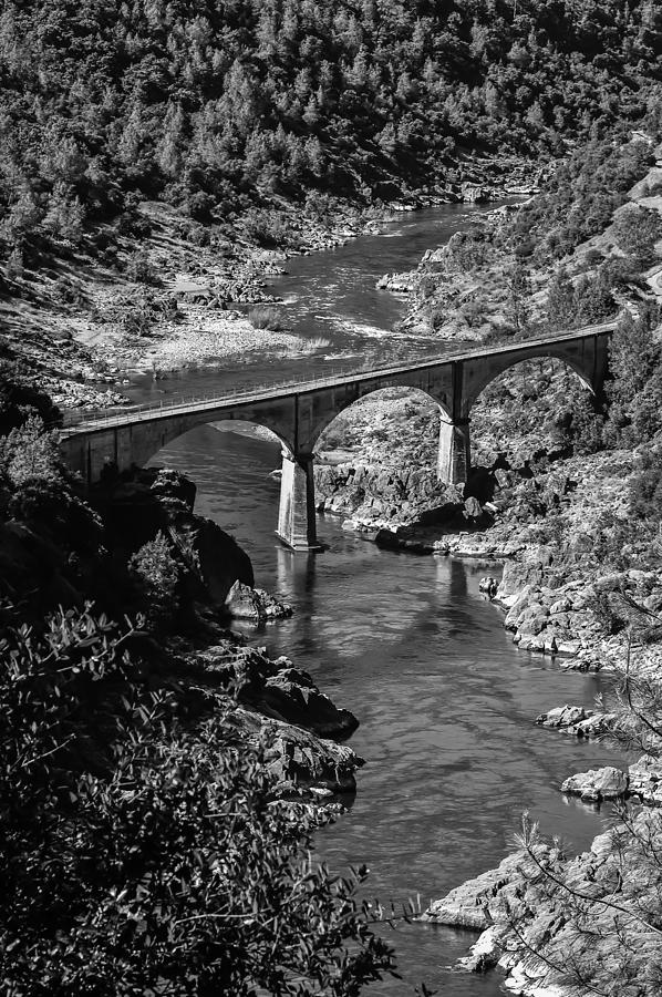 No Hands Bridge Black and White Photograph by Sherri Meyer