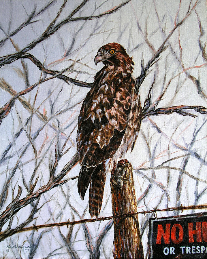 No Hunting Painting by Craig Burgwardt