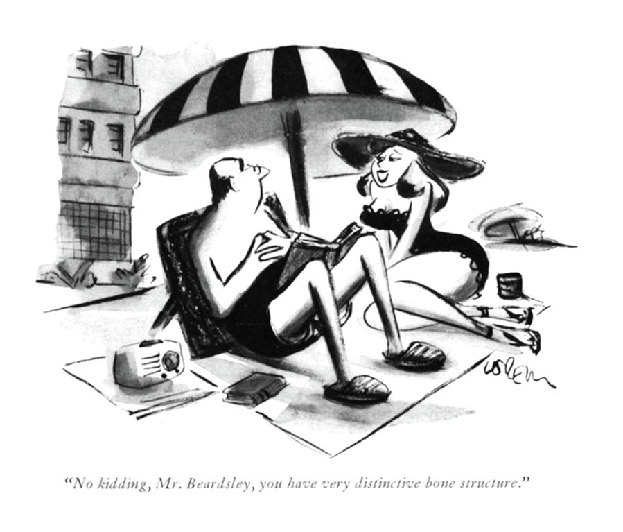No Kidding, Mr. Beardsley Drawing by Lee Lorenz No Kidding, Mr. Beardsley Drawing by Lee Lorenz