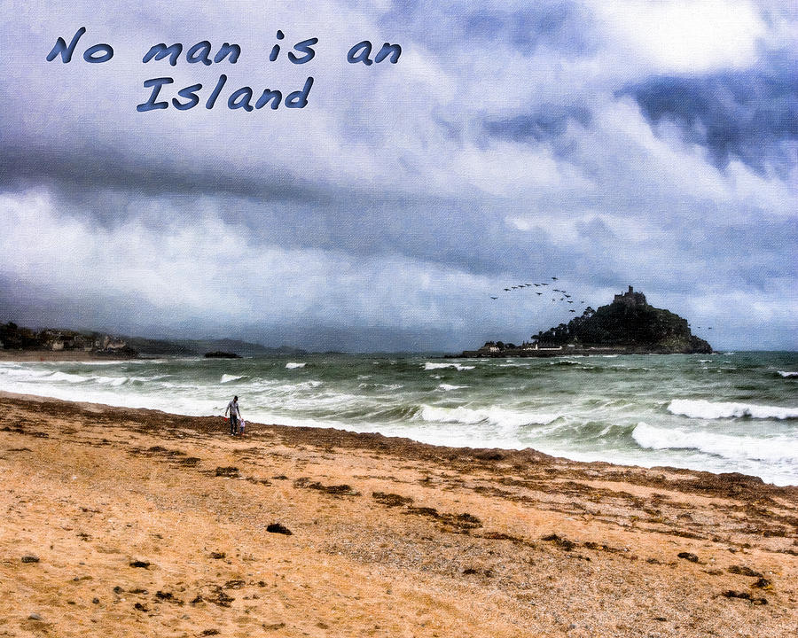 No Man Is An Island - St Michaels Mount Photograph by Mark Tisdale