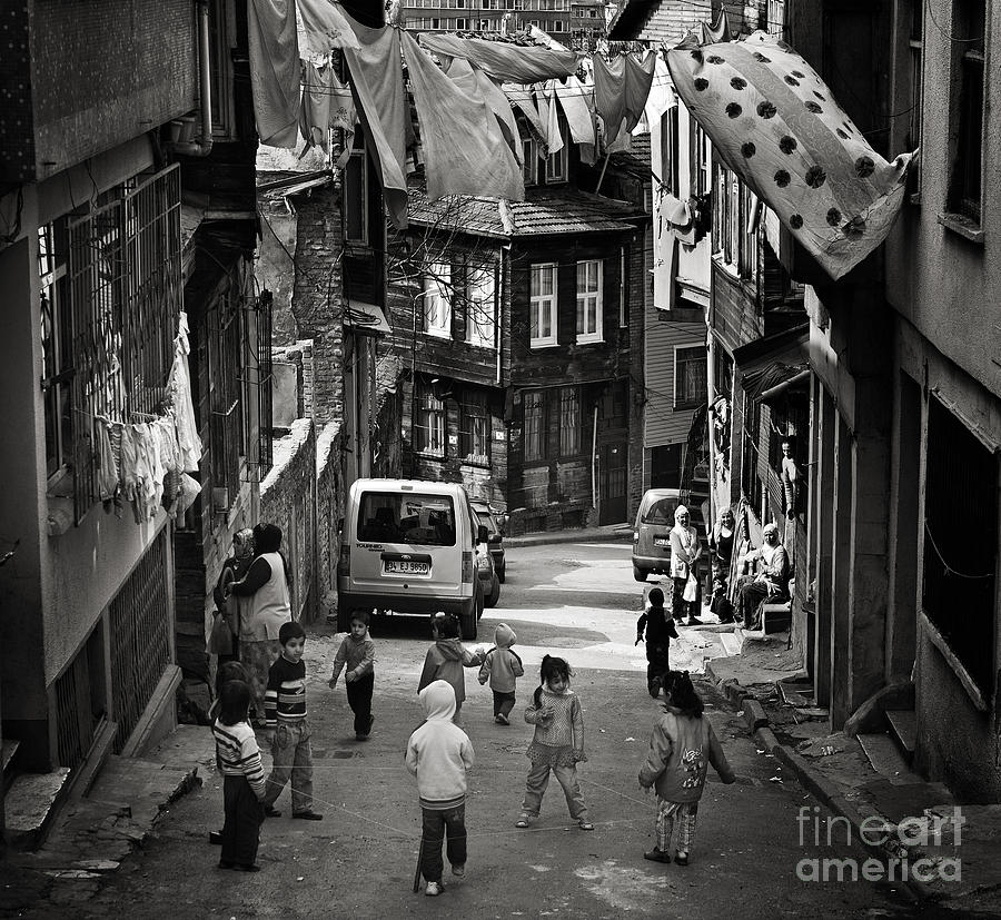 Turkey Photograph - No Nintendo for them by Michel Verhoef