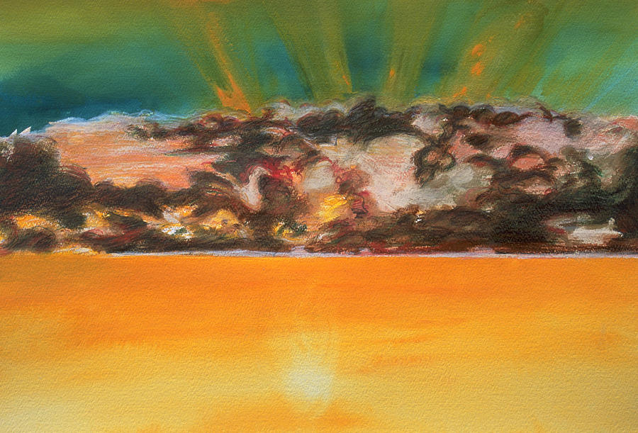 No Peace In My Sunrise Painting