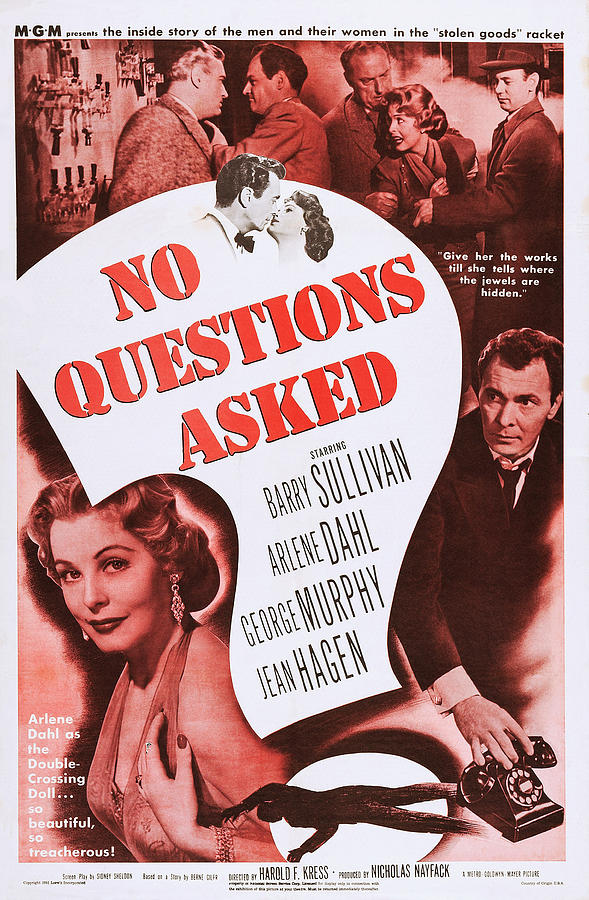 No Questions Asked, Us Poster Art Photograph by Everett