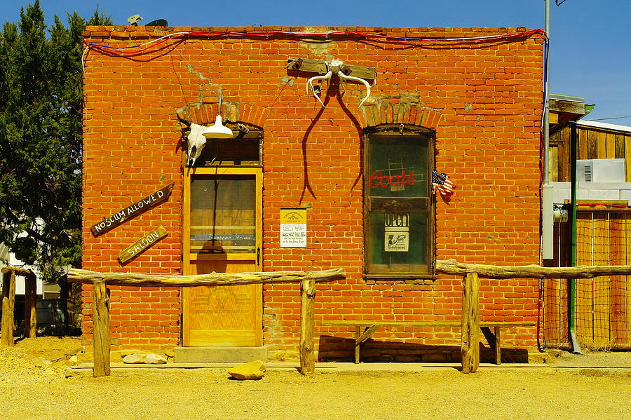 Ghost Towns Photograph - No Scum Allowed by Jeff Swan