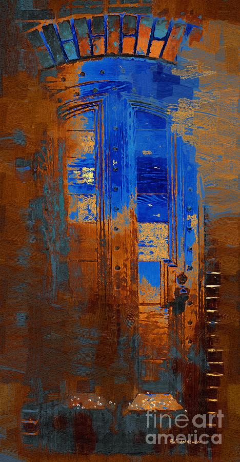 Architecture Painting - No Welcome by RC DeWinter