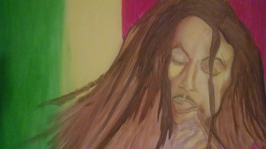 Bob Marley NO WOMAN NO CRY Painting