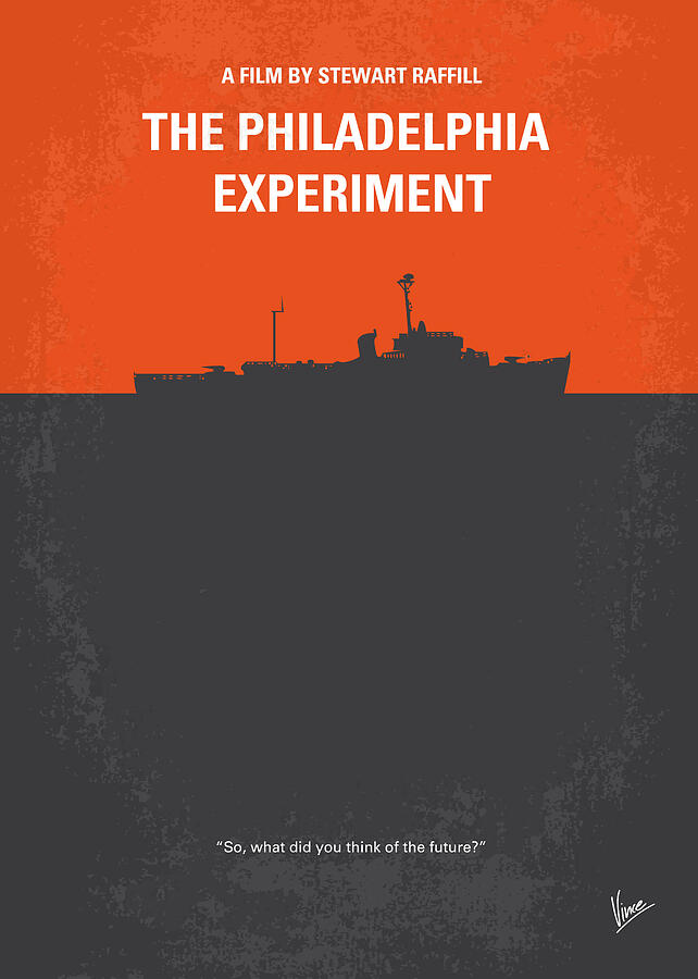 No126 My The Philadelphia Experiment minimal movie poster Digital Art by Chungkong Art
