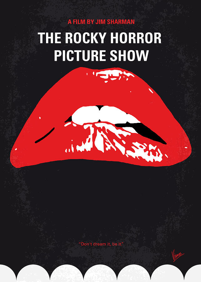 The Digital Art - No153 My The Rocky Horror Picture Show minimal movie poster by Chungkong Art