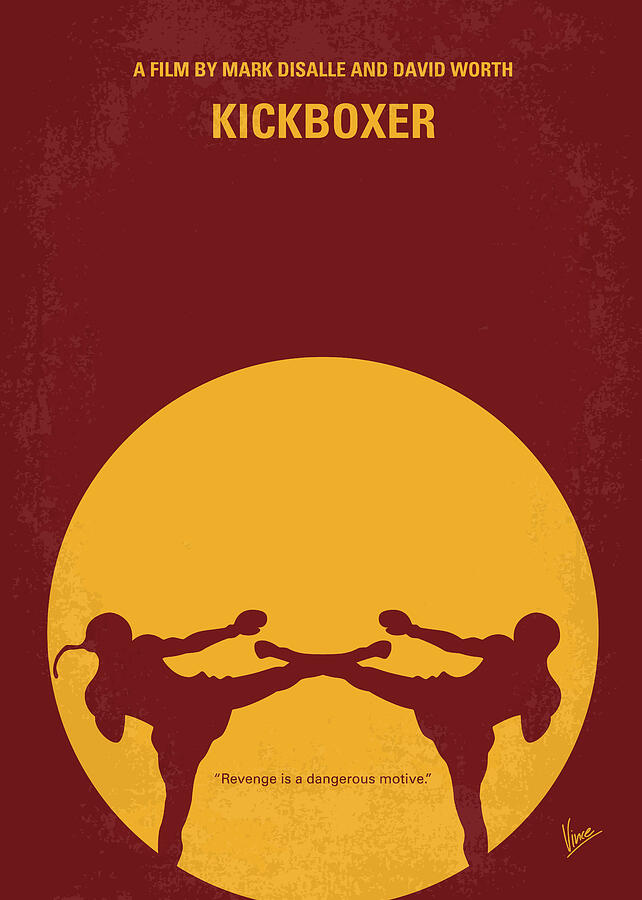 No178 My Kickboxer minimal movie poster Digital Art by Chungkong Art