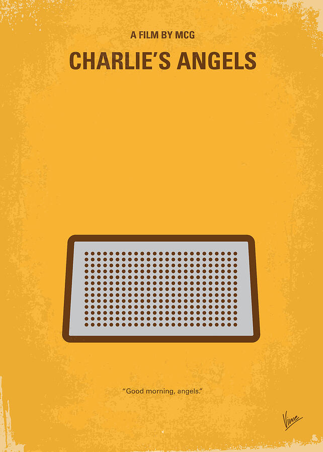 No273 My Charlies Angels minimal movie poster Digital Art by Chungkong Art