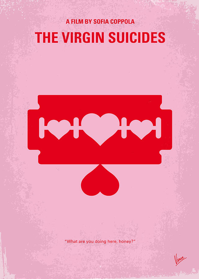 No297 My The Virgin Suicides minimal movie poster Digital Art by Chungkong Art