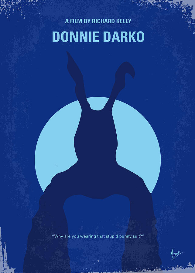 Hollywood Digital Art - No295 My Donnie Darko minimal movie poster by Chungkong Art