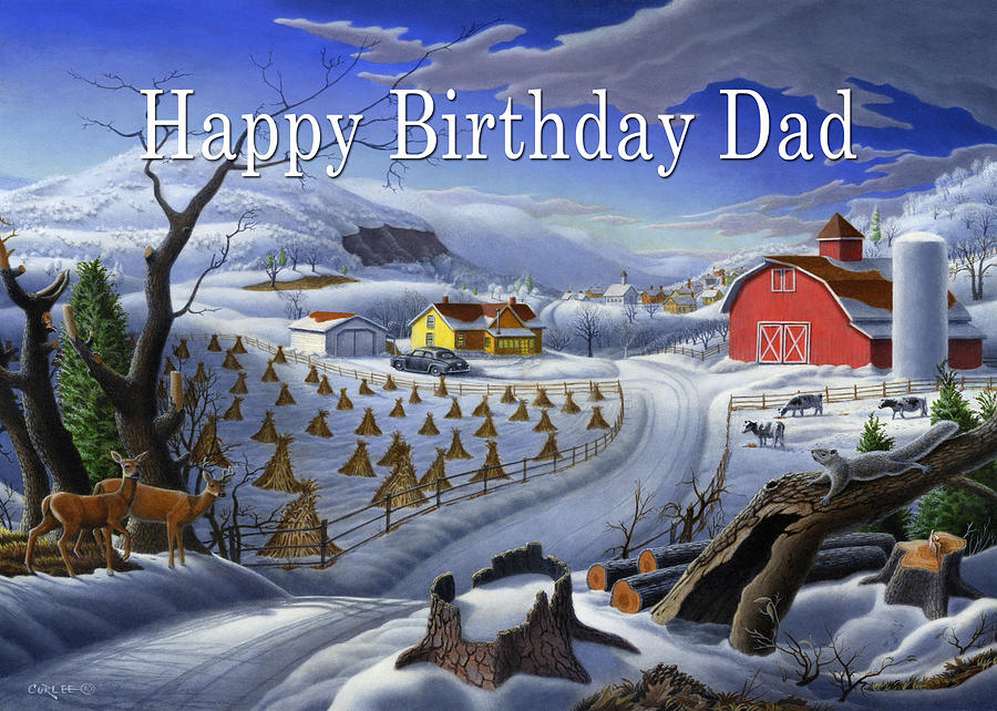 No3 Happy Birthday Dad Walt Curlee 