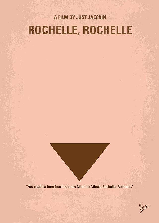 Hollywood Digital Art - No354 My Rochelle Rochelle minimal movie poster by Chungkong Art