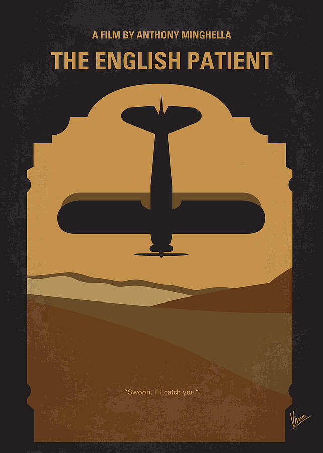 The English Patient Digital Art - No361 My The English Patient minimal movie poster by Chungkong Art
