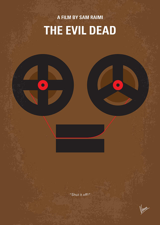 No380 My The Evil Dead minimal movie poster Digital Art by Chungkong Art