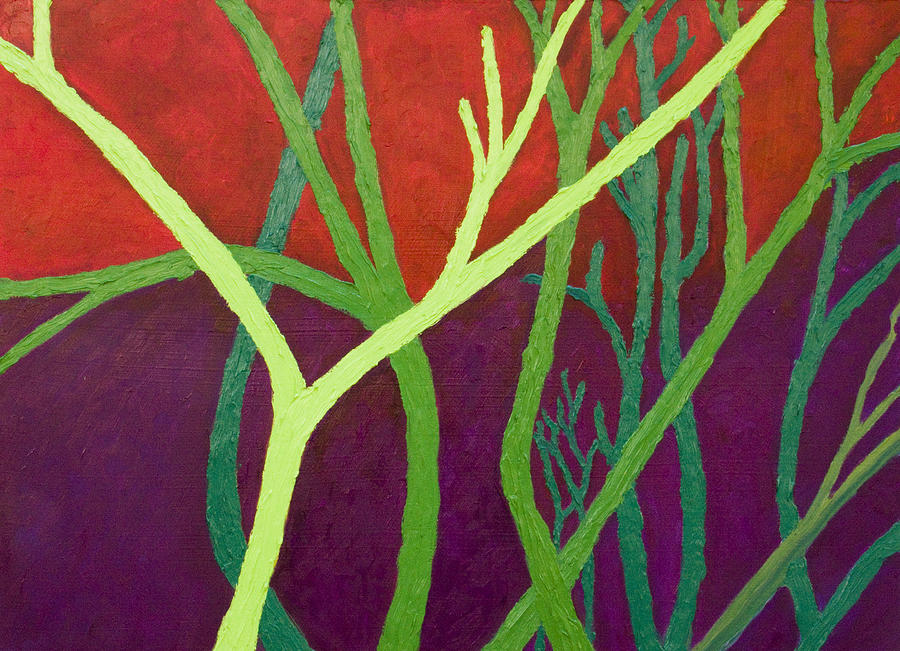 No.4 Trees of Life Painting by Paul Anderson
