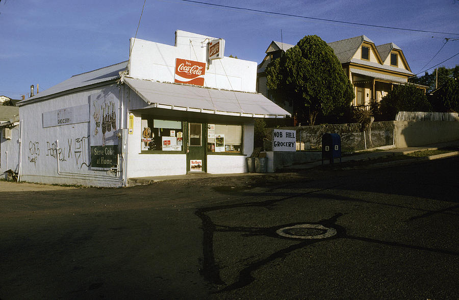 Nob Hill Grocery vintage Coca-Cola sign Globe Arizona 1984 Photograph by David Lee Guss
