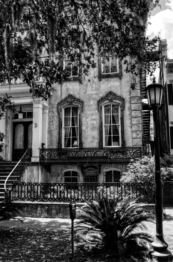 Noble Hardee House in Black and White Photograph by Greg and Chrystal Mimbs