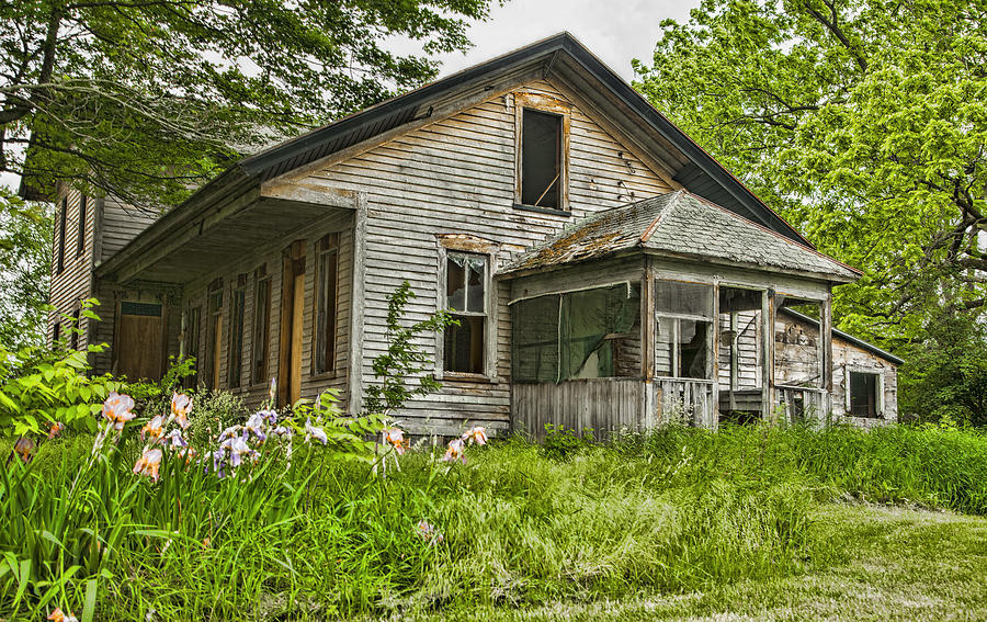 Old House Photograph - Nobody Home 4 by John Crothers