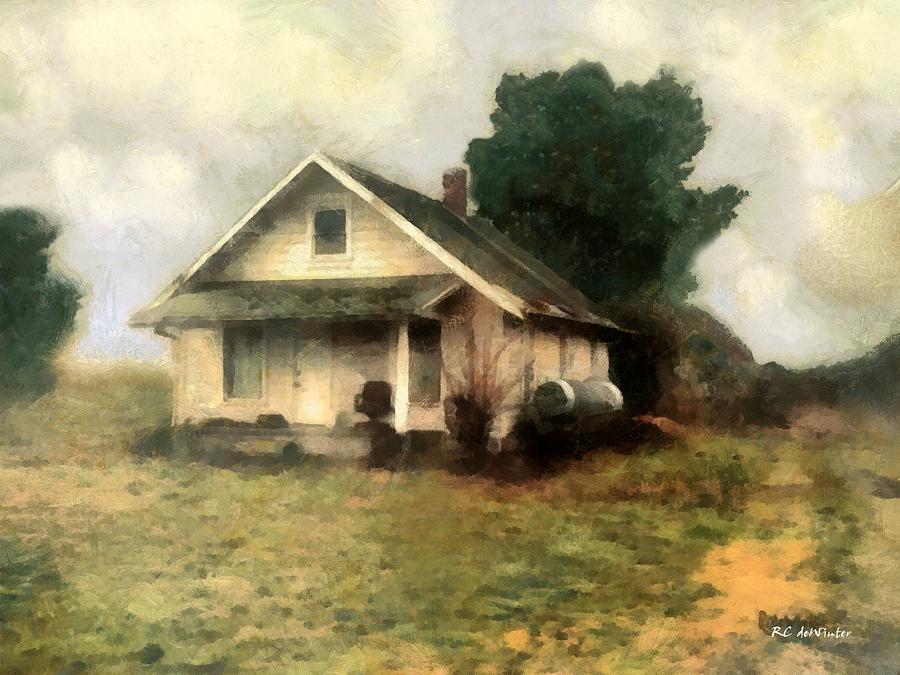 Nobody To Home Painting by RC DeWinter