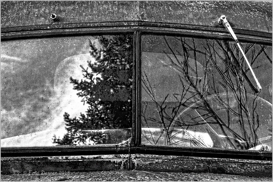 Nobodys Truck Windshield Photograph by Fred Denner