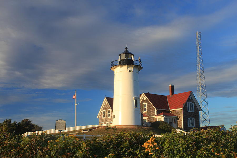 Nobska Lighthouse Cape Cod Photograph by John Burk