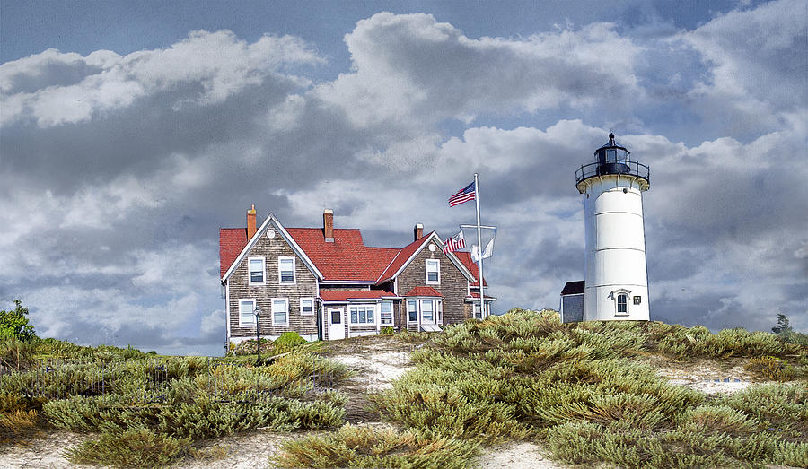 Nobska Point Lighthouse Photograph by Constantine Gregory
