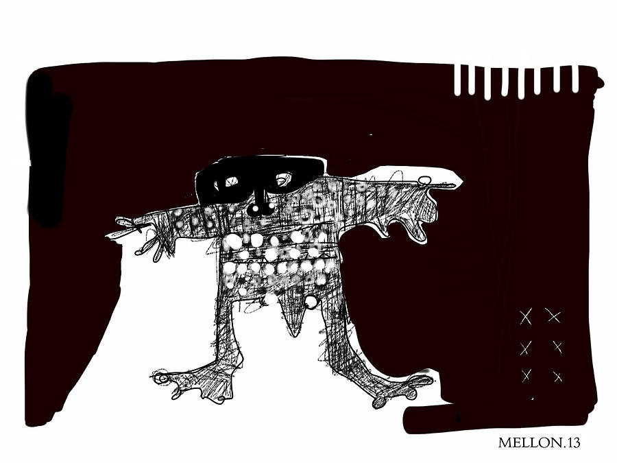 Black And White Digital Art - Noctis No. 2 by Mark M  Mellon